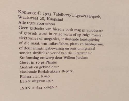 Afrikana - Ons volksfeeste beskryf deur PH Kapp Eerste uitgawe