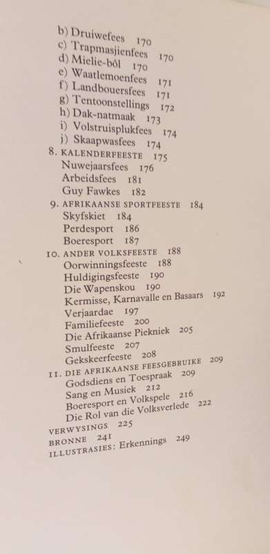 Afrikana - Ons volksfeeste beskryf deur PH Kapp Eerste uitgawe