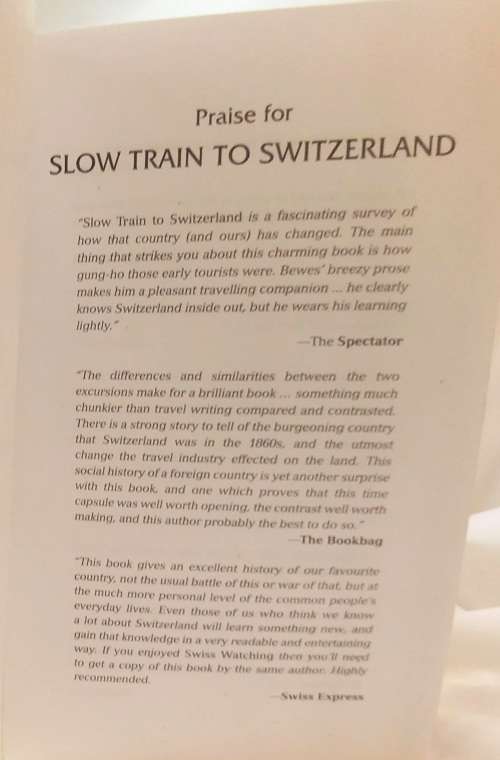 Slow train to Switzerland by Diccon Bewes