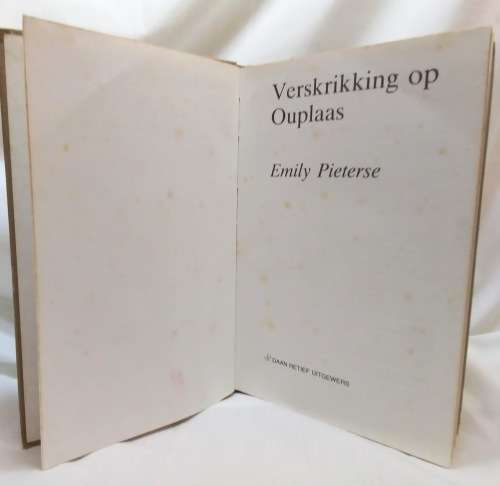 Verskrikking op ou plaas deur Emily Pieterse