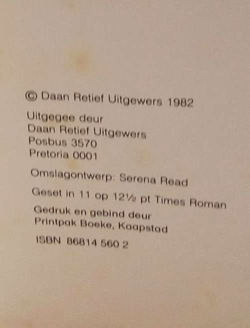 Verskrikking op ou plaas deur Emily Pieterse