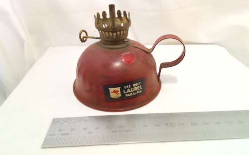 Small Vintage metal paraffin lamp base