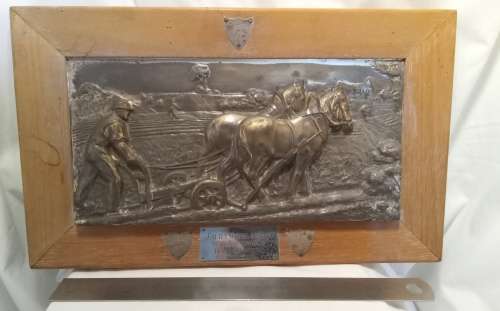 Vintage Wall plaque nr.2 - given as a trophy in the 60`s