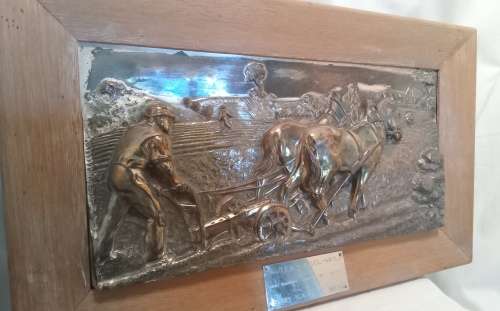 Vintage Wall plaque nr.2 - given as a trophy in the 60`s