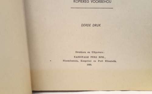 Die hart van Moab - DF Malherbe (1939)