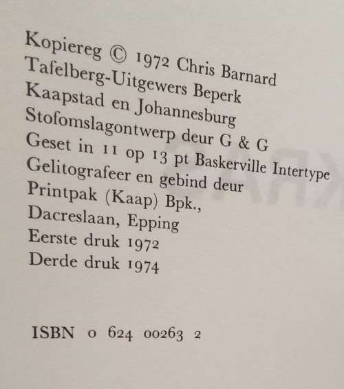Chriskras deur Chris Barnard