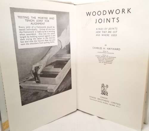 Woodworking joints by Charles H Hayward (1960)
