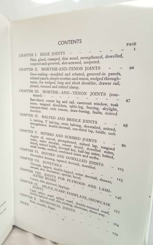 Woodworking joints by Charles H Hayward (1960)