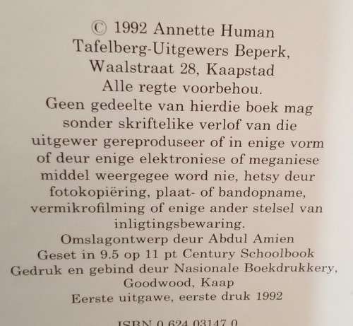 Uitsoekresepte deur Annette Human