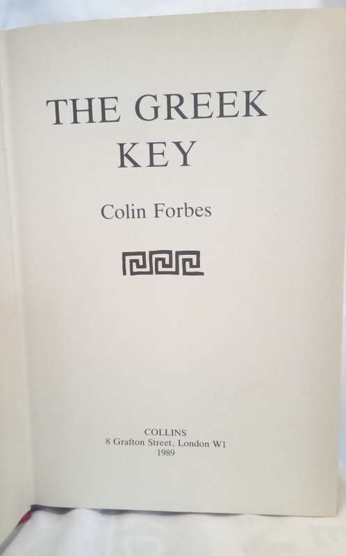 The Greek Key by Colin Forbes