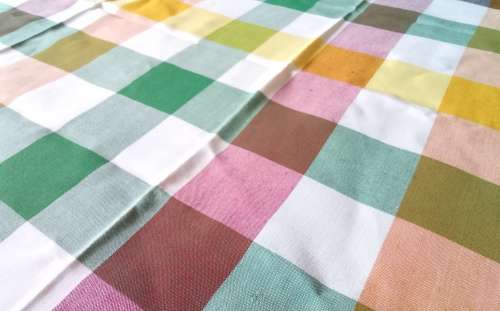 Lovely happy Vintage tablecloth!