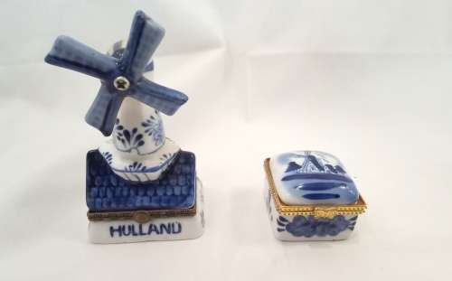 Beautiful collection of lovely vintage Delft items