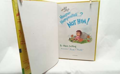 Hooper Humperdink?  Not him! - First edition 1976 (Dr Seuss bright and early books)