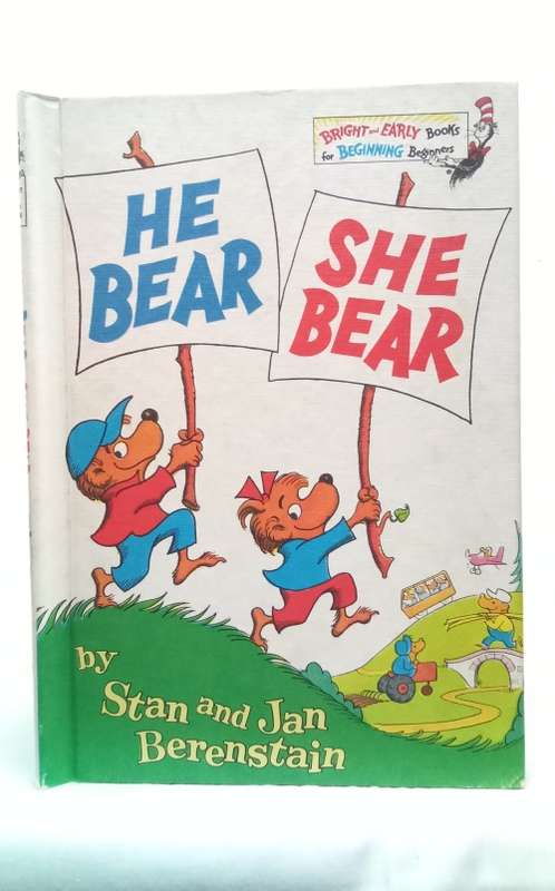 He Bear She Bear - First edition 1974 (Dr Seuss bright and early books)