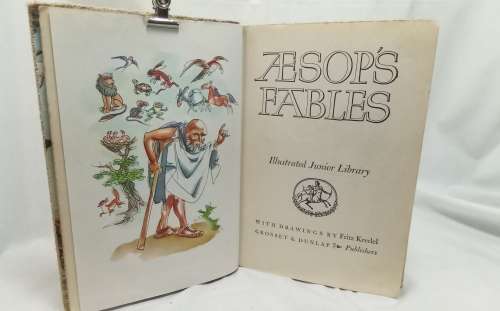 Aesop`s Fables by S. A. Handford  (Illustrated Junior Library) 1947