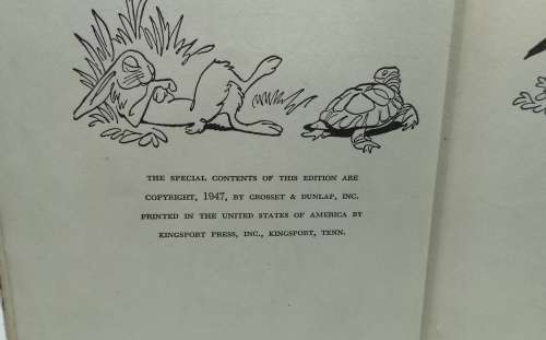 Aesop`s Fables by S. A. Handford  (Illustrated Junior Library) 1947
