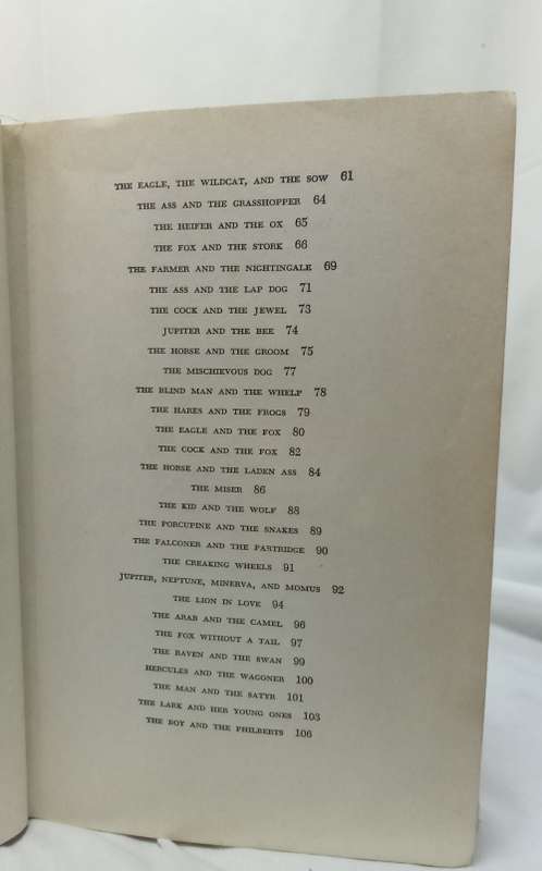 Aesop`s Fables by S. A. Handford  (Illustrated Junior Library) 1947