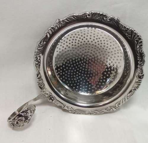 Lovely Chrome plated tea strainer