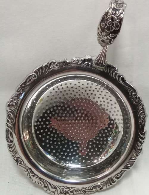 Lovely Chrome plated tea strainer