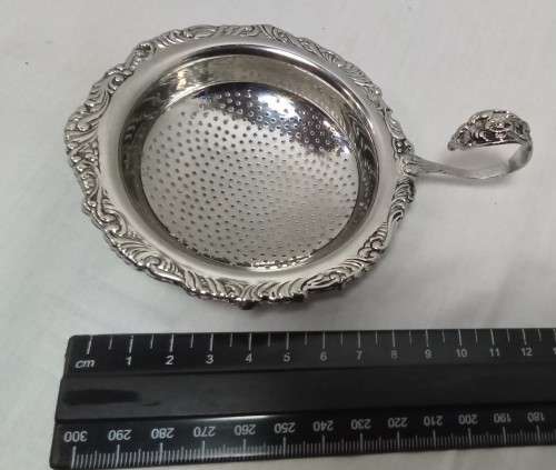 Lovely Chrome plated tea strainer