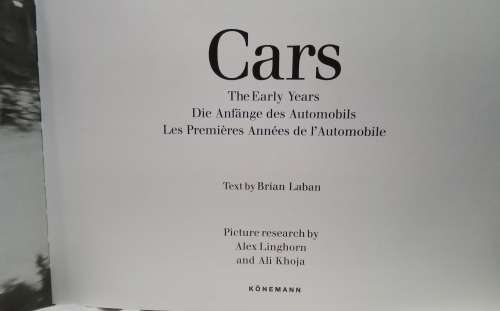 Cars: The Early Years (Konemann)
