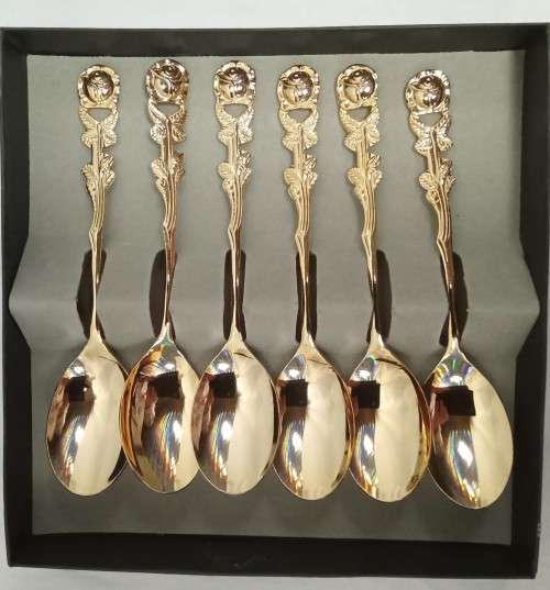 Eetrite 24k gold plated teaspoons in excellent condition