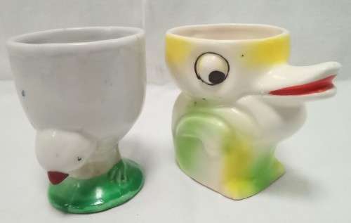 Cutest pair of vintage egg cups