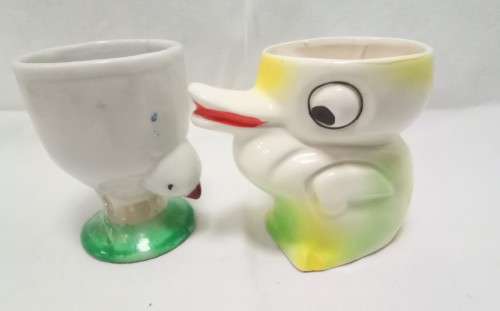 Cutest pair of vintage egg cups