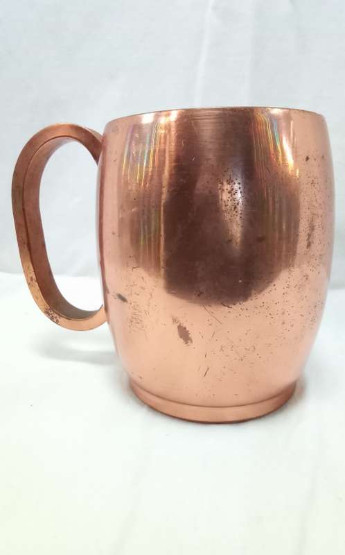 Vintage Copper plated mug