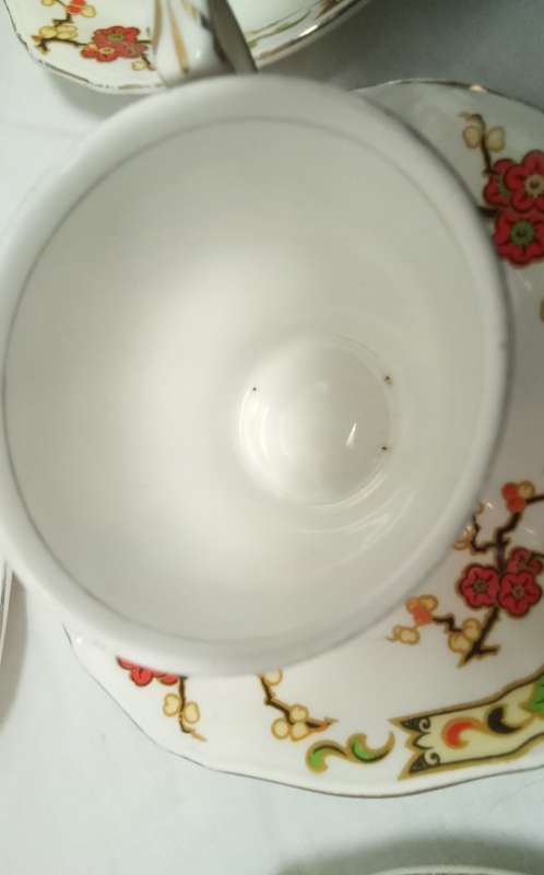 Six Alfred Meakin `Avalon` demitasse cups and saucers