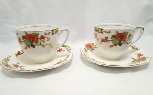 Two stunning antique Alfred Meakin `Avalon` duo`s - excellent condition!