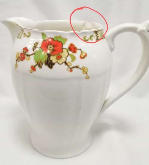 Very pretty antique Alfred Meakin `Avalon` Jug - deserves to be a vase!