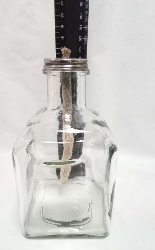 Lovely square glass oil burner