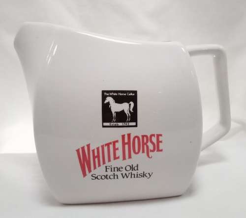 White Horse whisky water jug