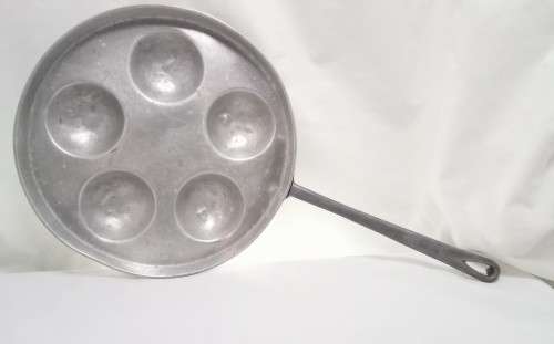 Vintage aluminium egg poacher insert