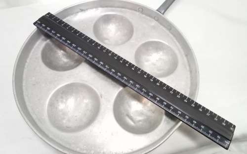 Vintage aluminium egg poacher insert