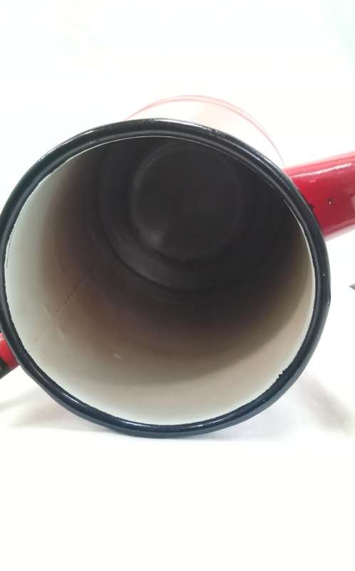 Lovely vintage red enamel Coffee Pot - Made in Poland