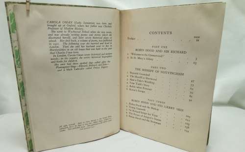 Robin Hood by Carola Oman (Dent & sons 1952)