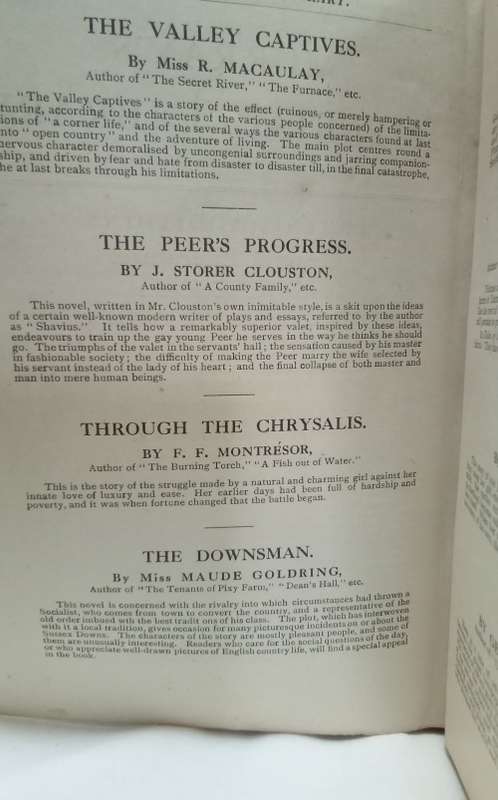 Through the Chrysalis by FF Montrésor (Murray`s Imperial Library) 1910