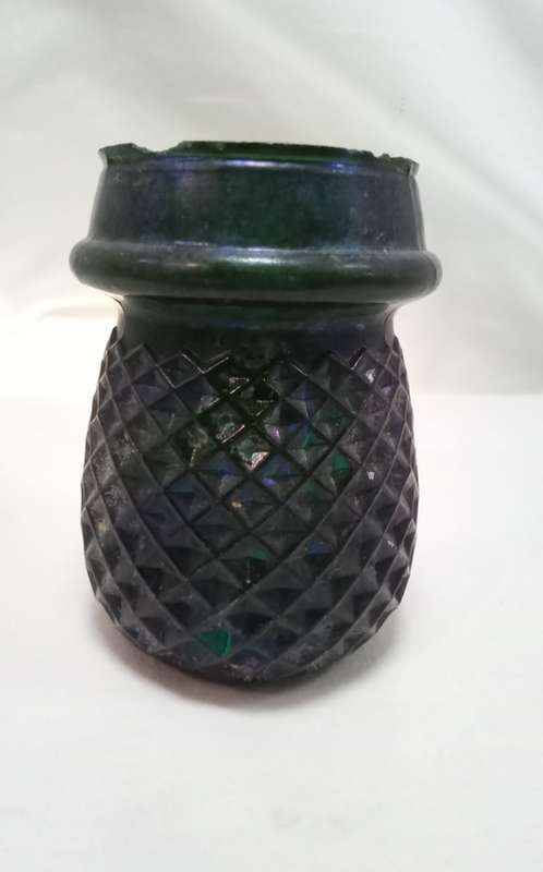 Vintage glass jar