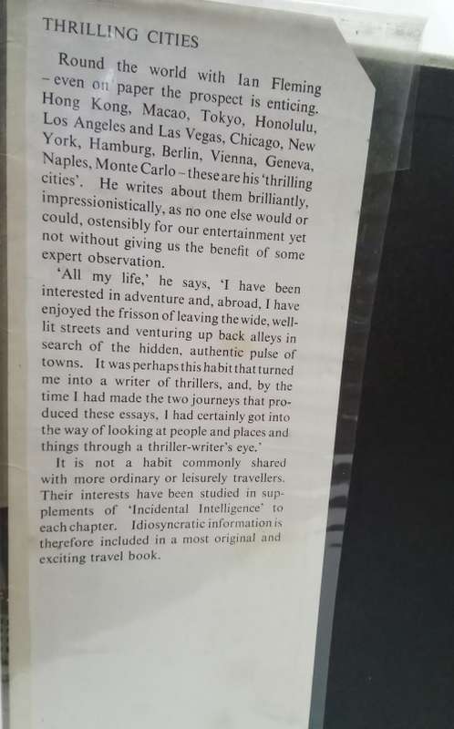 Thrilling cities - Ian Fleming 1963 edition