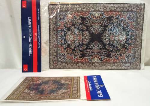 Two Turkish Souvenir `carpets`