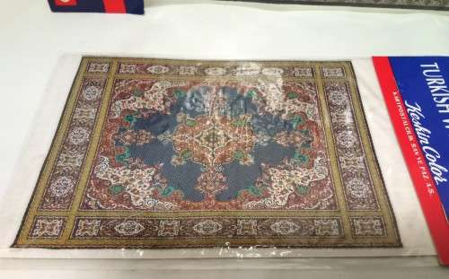 Two Turkish Souvenir `carpets`