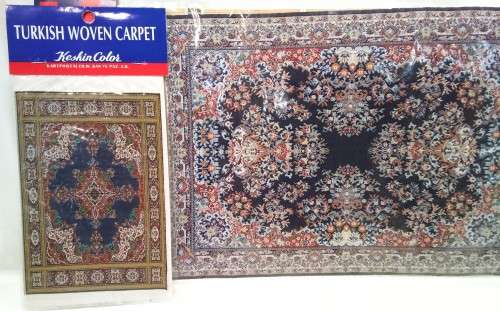 Two Turkish Souvenir `carpets`