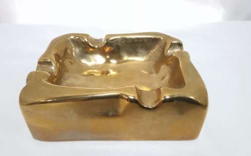 Lovely vintage solid brass ashtray