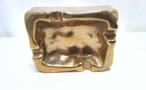 Lovely vintage solid brass ashtray