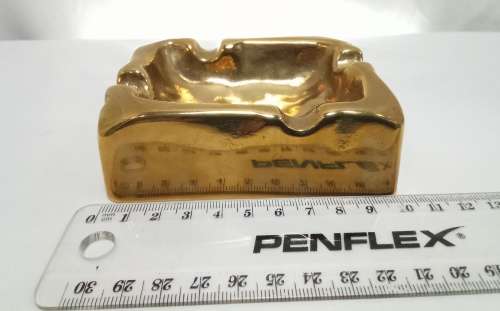 Lovely vintage solid brass ashtray
