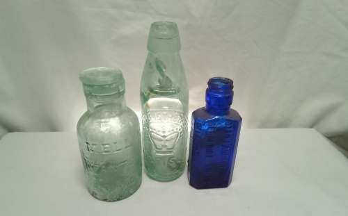 Lot of 3 vintage bottles