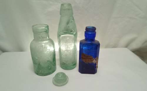 Lot of 3 vintage bottles