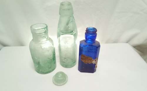 Lot of 3 vintage bottles